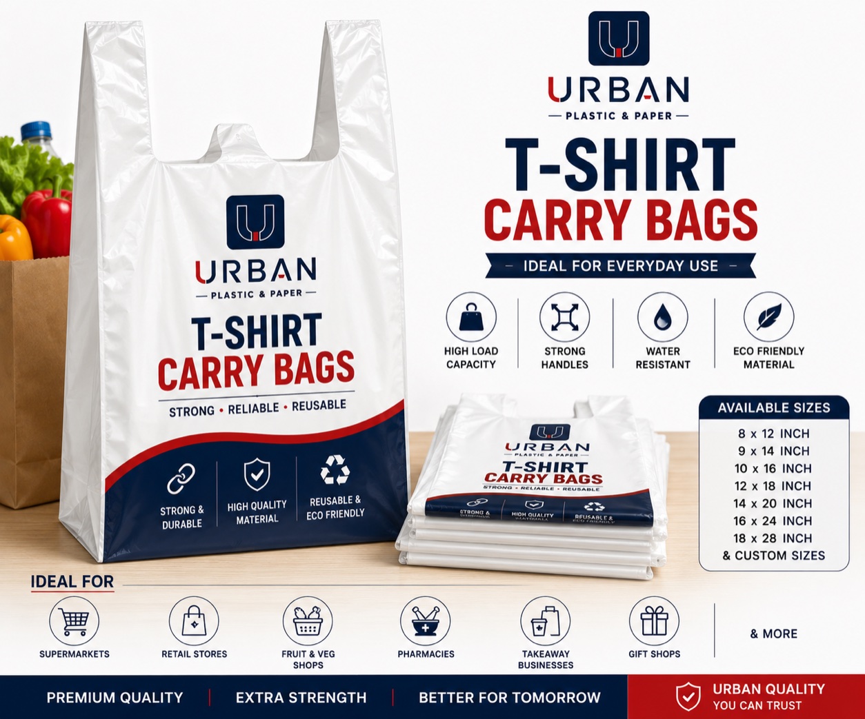 Retail T-Shirt Bags